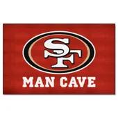 Fan Mats San Francisco 49Ers Man Cave Ultimat Rug - 5Ft. X 8Ft.