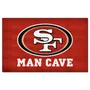 Fan Mats San Francisco 49Ers Man Cave Ultimat Rug - 5Ft. X 8Ft.