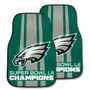 Fan Mats Philadelphia Eagles Carpet Car Mat Set - 2 Pieces