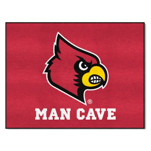 Fan Mats Louisville Cardinals Man Cave All-Star Rug - 34 In. X 42.5 In.