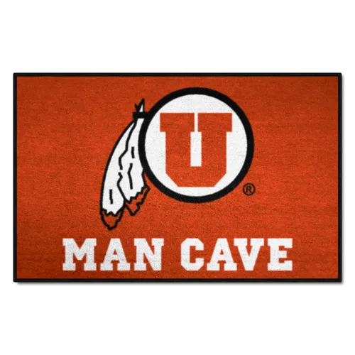 Fan Mats Utah Utes Man Cave Starter Accent Rug - 19In. X 30In.