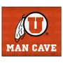Fan Mats Utah Utes Man Cave Tailgater Rug - 5Ft. X 6Ft.
