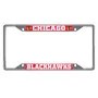 Fan Mats Chicago Blackhawks Metal License Plate Frame