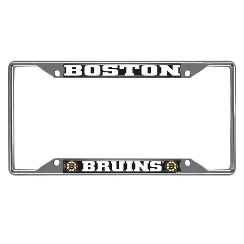 Fan Mats Boston Bruins Metal License Plate Frame