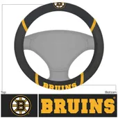 Fan Mats Boston Bruins Embroidered Steering Wheel Cover