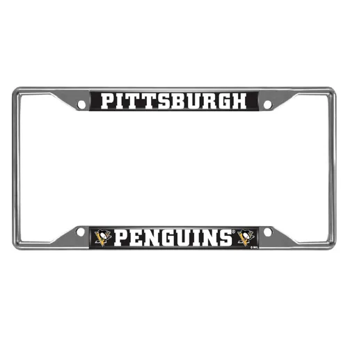 Fan Mats Pittsburgh Penguins Metal License Plate Frame