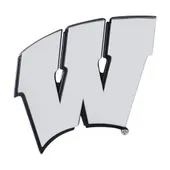 Fan Mats Wisconsin Badgers 3D Chromed Metal Emblem