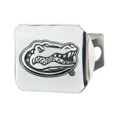 Fan Mats Florida Gators Chrome Metal Hitch Cover With Chrome Metal 3D Emblem