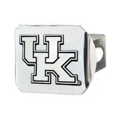 Fan Mats Kentucky Wildcats Chrome Metal Hitch Cover With Chrome Metal 3D Emblem