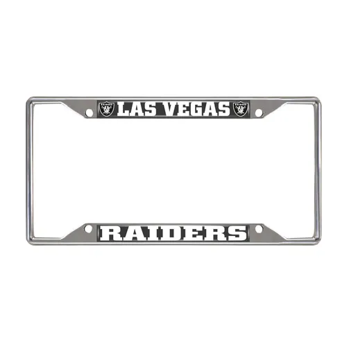 Fan Mats Las Vegas Raiders Metal License Plate Frame