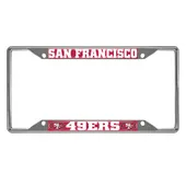 Fan Mats San Francisco 49Ers Metal License Plate Frame