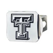 Fan Mats Texas Tech Red Raiders Chrome Metal Hitch Cover With Chrome Metal 3D Emblem