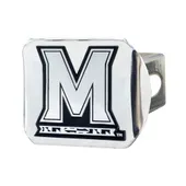 Fan Mats Maryland Terrapins Chrome Metal Hitch Cover With Chrome Metal 3D Emblem