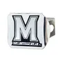 Fan Mats Maryland Terrapins Chrome Metal Hitch Cover With Chrome Metal 3D Emblem