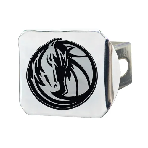 Fan Mats Dallas Mavericks Chrome Metal Hitch Cover With Chrome Metal 3D Emblem