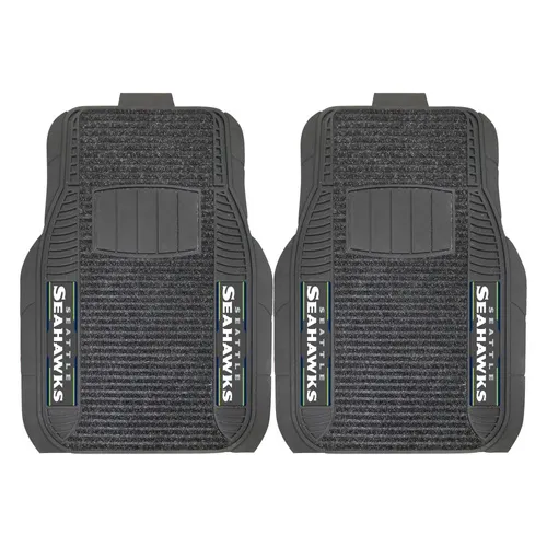 Fan Mats Seattle Seahawks 2 Piece Deluxe Car Mat Set