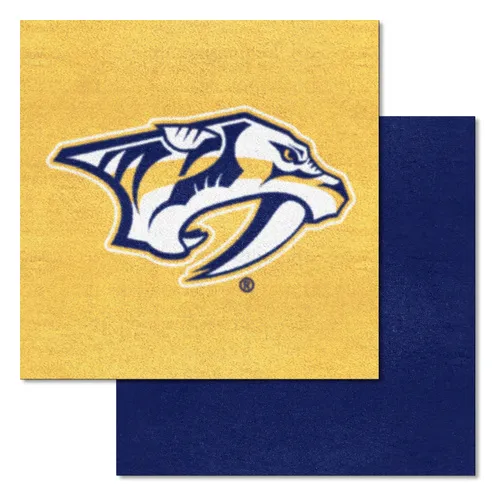 Fan Mats Nashville Predators Team Carpet Tiles - 45 Sq Ft.