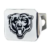 Fan Mats Chicago Bears Chrome Metal Hitch Cover With Chrome Metal 3D Emblem