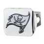 Fan Mats Tampa Bay Buccaneers Chrome Metal Hitch Cover With Chrome Metal 3D Emblem