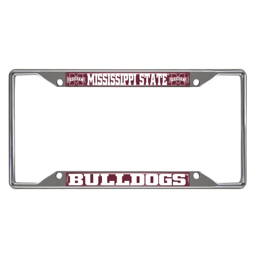 Fan Mats Mississippi State Bulldogs Metal License Plate Frame