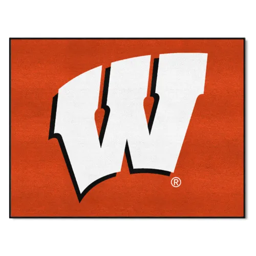 Fan Mats Wisconsin Badgers All-Star Rug - 34 In. X 42.5 In.