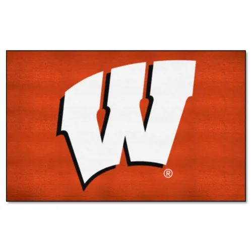 Fan Mats Wisconsin Badgers Ulti-Mat Rug - 5Ft. X 8Ft.