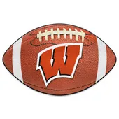 Fan Mats Wisconsin Badgers Football Rug - 20.5In. X 32.5In.