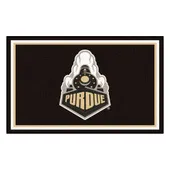 Fan Mats Purdue Boilermakers 4Ft. X 6Ft. Plush Area Rug