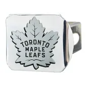 Fan Mats Toronto Maple Leafs Chrome Metal Hitch Cover With Chrome Metal 3D Emblem