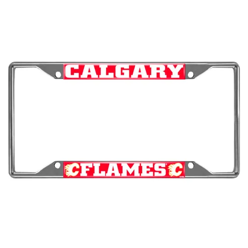 Fan Mats Calgary Flames Metal License Plate Frame