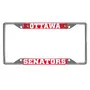 Fan Mats Ottawa Senators Metal License Plate Frame