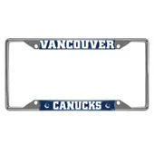 Fan Mats Vancouver Canucks Metal License Plate Frame