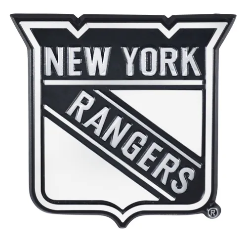 Fan Mats New York Rangers 3D Chromed Metal Emblem