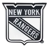 Fan Mats New York Rangers 3D Chromed Metal Emblem