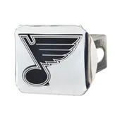 Fan Mats St. Louis Blues Chrome Metal Hitch Cover With Chrome Metal 3D Emblem