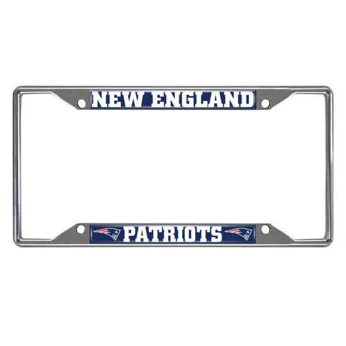 Fan Mats New England Patriots Metal License Plate Frame