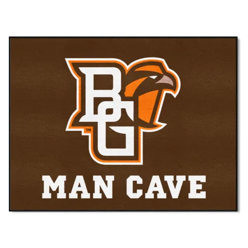 Fan Mats Bowling Green Falcons Man Cave All-Star Rug - 34 In. X 42.5 In.