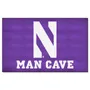 Fan Mats Northwestern Wildcats Man Cave Ultimat Rug - 5Ft. X 8Ft.