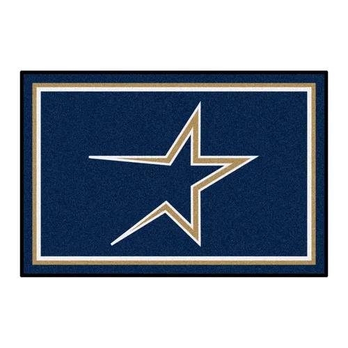 Fan Mats Houston Astros 4Ft. X 6Ft. Plush Area Rug