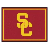 Fan Mats Southern California Trojans 8Ft. X 10 Ft. Plush Area Rug