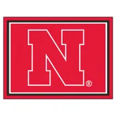 Fan Mats Nebraska Cornhuskers 8Ft. X 10 Ft. Plush Area Rug