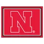 Fan Mats Nebraska Cornhuskers 8Ft. X 10 Ft. Plush Area Rug