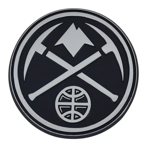 Fan Mats Denver Nuggets 3D Chromed Metal Emblem