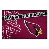 Fan Mats Arizona Cardinals Starter Accent Rug - 19In. X 30In. Happy Holidays Starter Mat