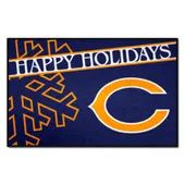 Fan Mats Chicago Bears Starter Accent Rug - 19In. X 30In. Happy Holidays Starter Mat