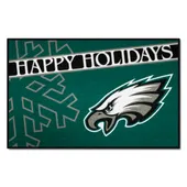 Fan Mats Philadelphia Eagles Starter Accent Rug - 19In. X 30In. Happy Holidays Starter Mat