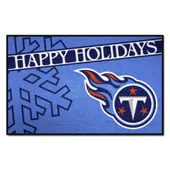 Fan Mats Tennessee Titans Starter Accent Rug - 19In. X 30In. Happy Holidays Starter Mat