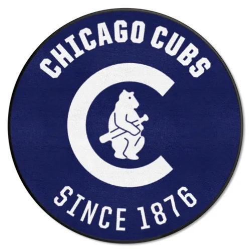 Fan Mats Chicago Cubs Roundel Rug - 27In. Diameter