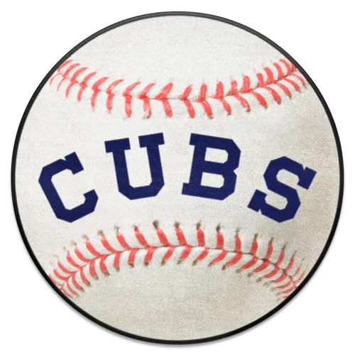 Fan Mats Chicago Cubs Baseball Rug - 27In. Diameter