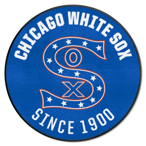 Fan Mats Chicago White Sox Roundel Rug - 27In. Diameter